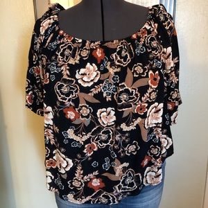 Shyanne floral open sleeved blouse